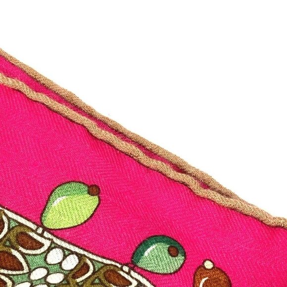 HERMES Maharaja's Jewelry Calle Jean 140 Large format shawl Stole / Shawl Scarf - Picture 6 of 11